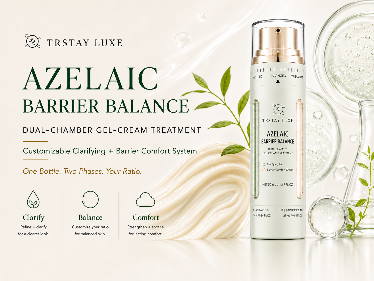 Azelaic Barrier Balance dual-chamber gel-cream treatment